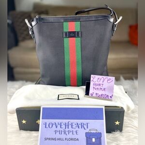 GUCCI BLACK TECHNO WEB MESSENGER